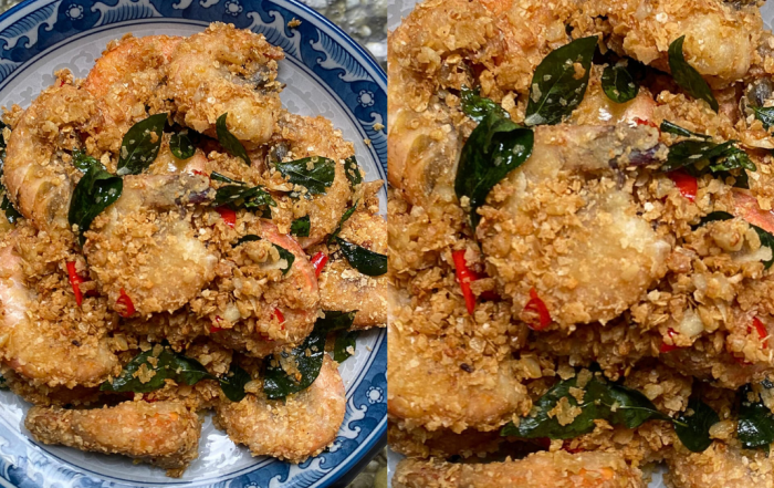 udang nestum