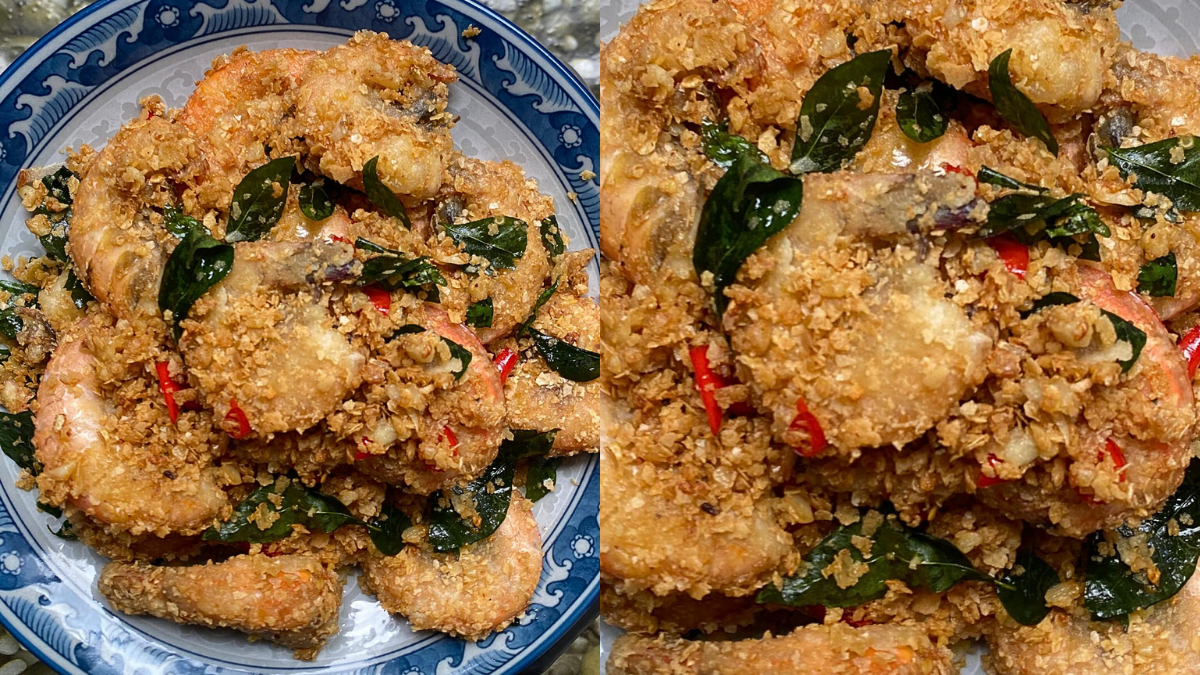 udang nestum
