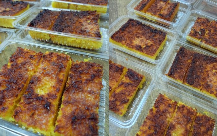 bingka ubi kayu bakar