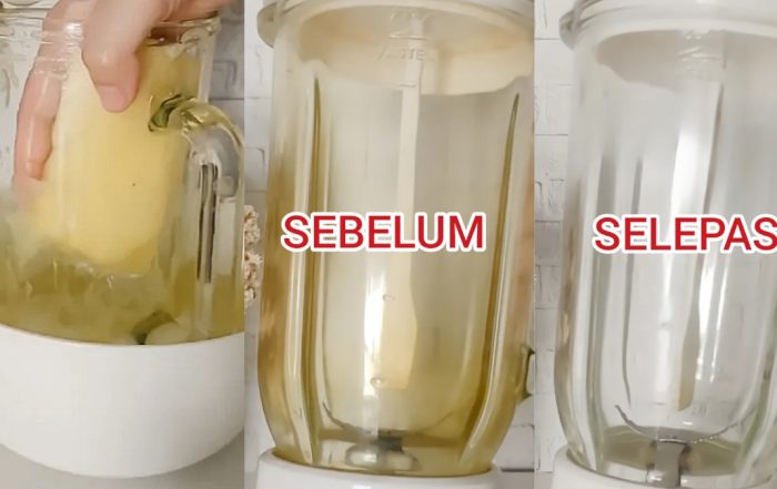 cara hilangkan kesan kunyit