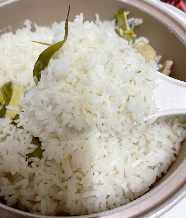 cara penyediaan nasi lemak