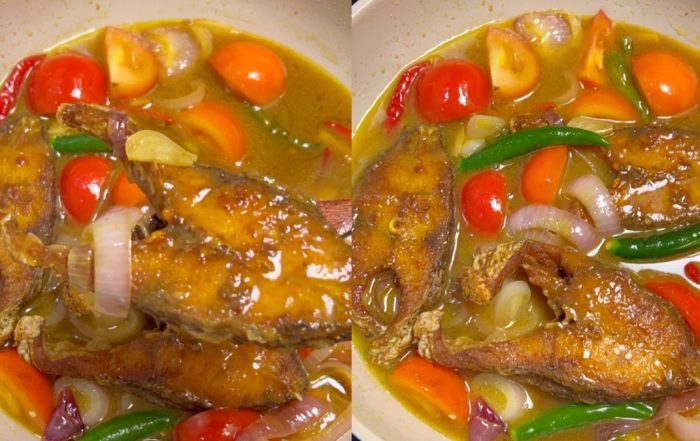 ikan kaci masak asam