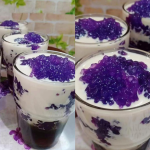 Resipi Kuih Sagu Gula Melaka Purple, Manisan Simple Tapi Nampak Cantik & Istimewa!