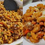 Makaroni Goreng Daging Cincang, Mudah Buat & Confirm Licin Satu Kuali!