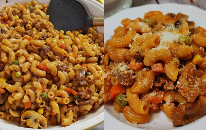 makaroni goreng daging cincang