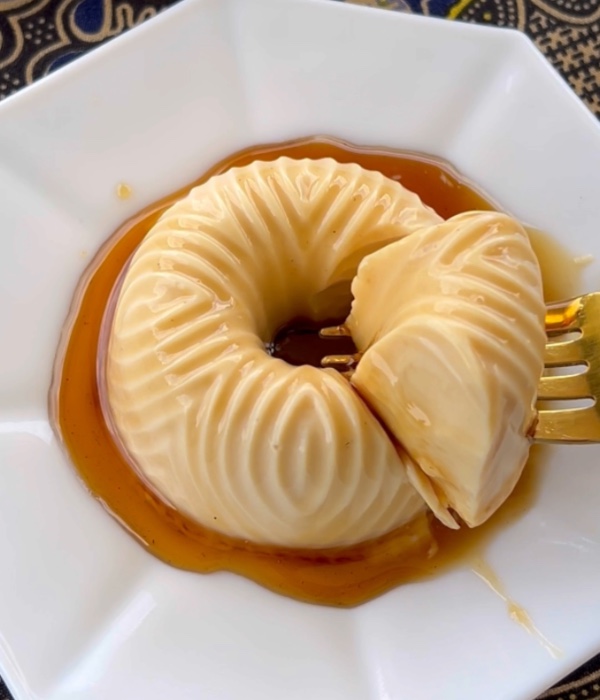 puding susu gula melaka