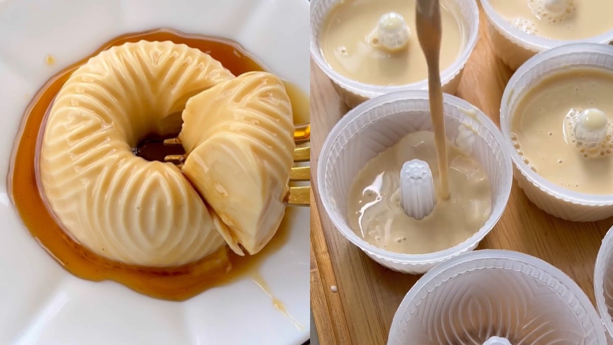 puding susu gula melaka