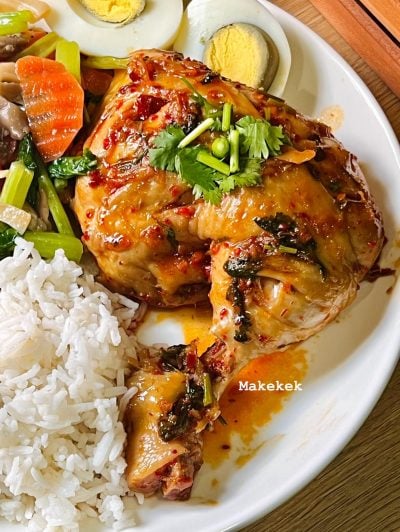 resepi ayam rebus diet