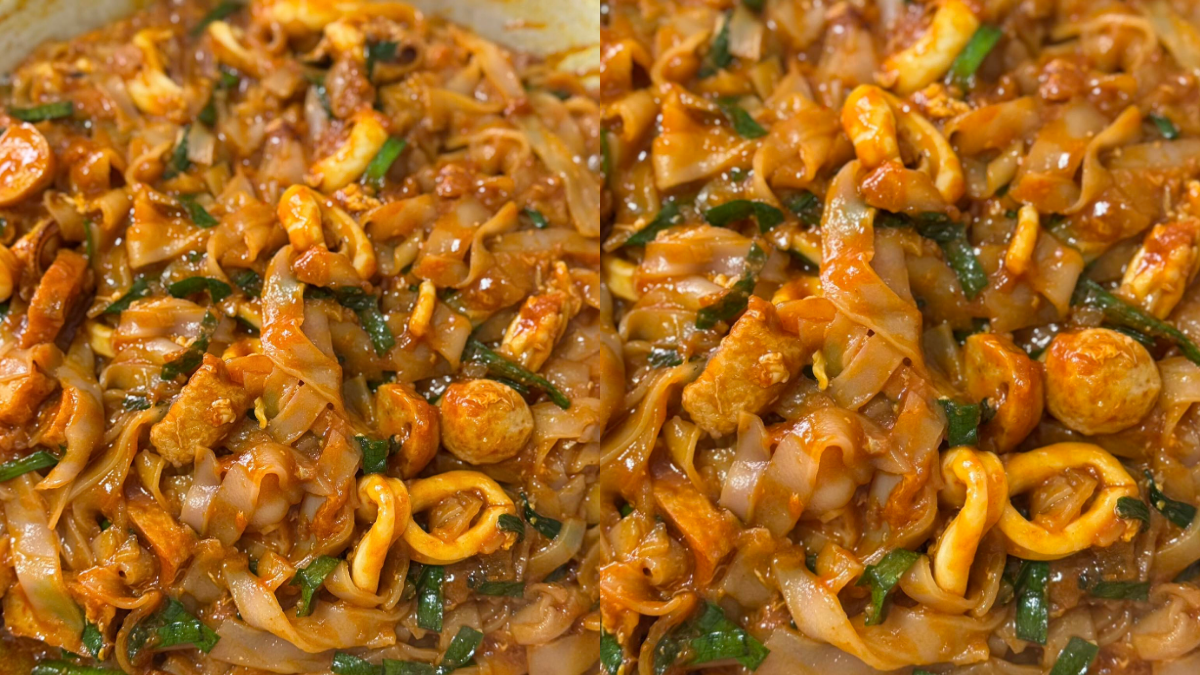 kuey teow basah