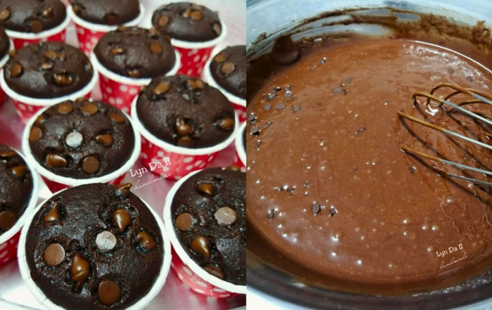 resepi muffin coklat