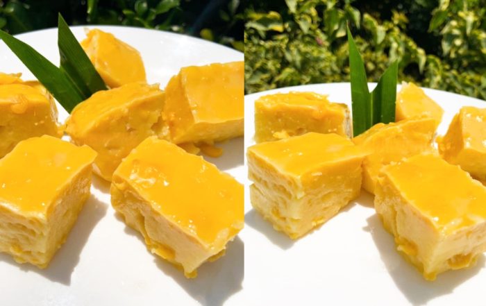 resepi puding kastard jagung