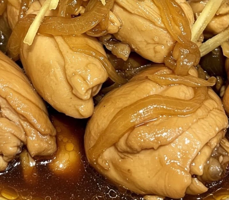 ayam kukus sos tiram
