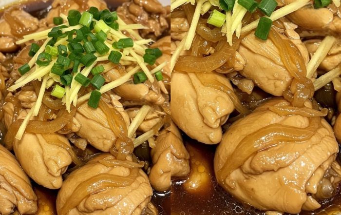 ayam kukus sos tiram