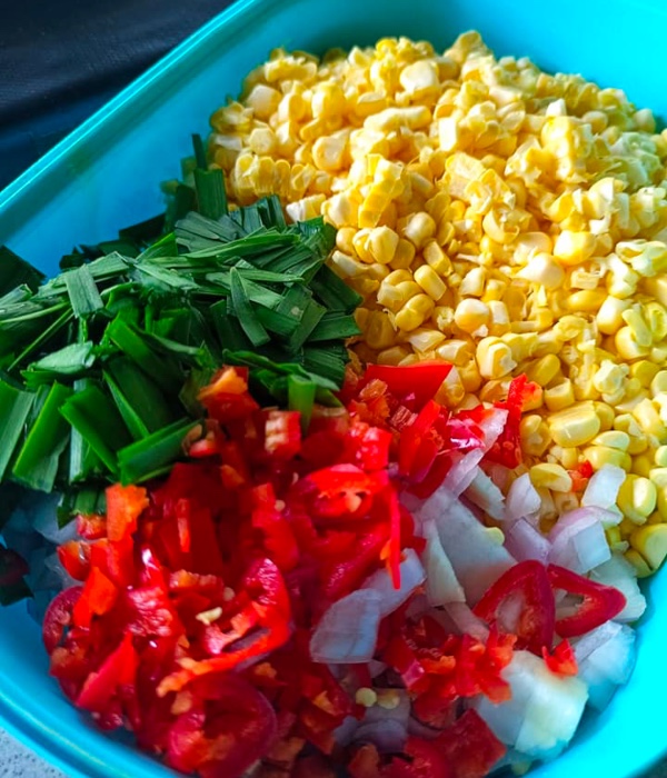 cara buat cucur jagung