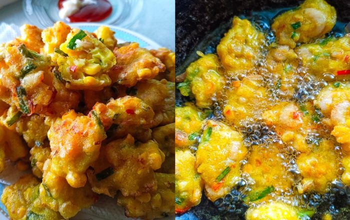 cara buat cucur jagung