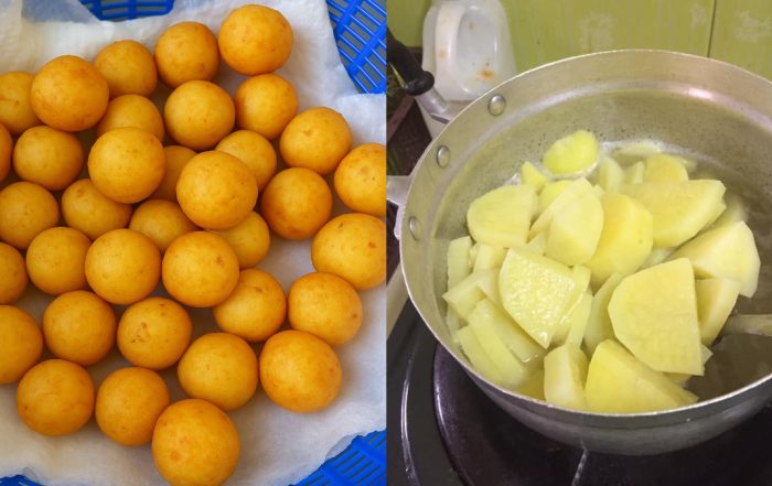 cara buat cucur kentang