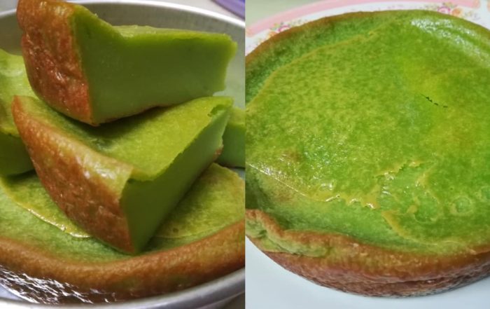 cara membuat bingka pandan