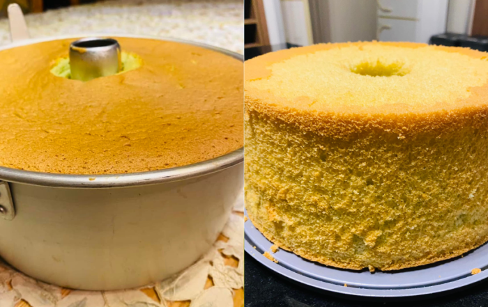 kek chiffon pandan