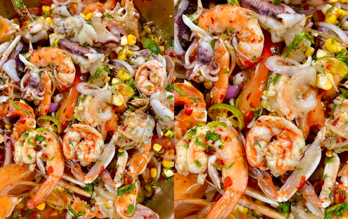 kerabu seafood
