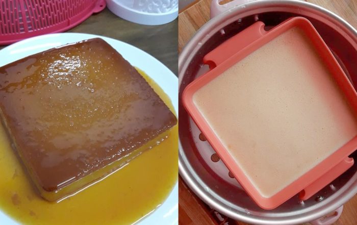 puding karamel biskut