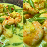 Resipi Gulai Lemak Kuning Udang & Kacang Buncis, Lauk Kampung Simple Tapi Buat Tekak Puas!