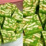 Resepi Kek Batik Pandan, Bau Wangi & Lembut Berkrim Sampai Suami Puji Kata Sedap!
