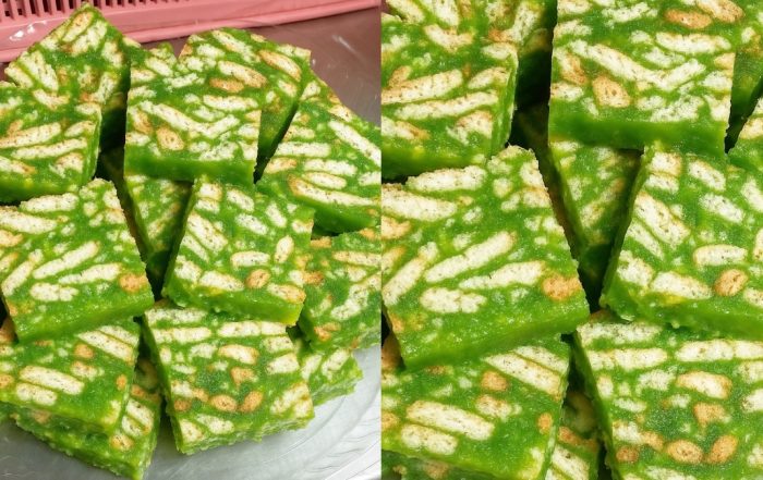 resepi kek batik pandan