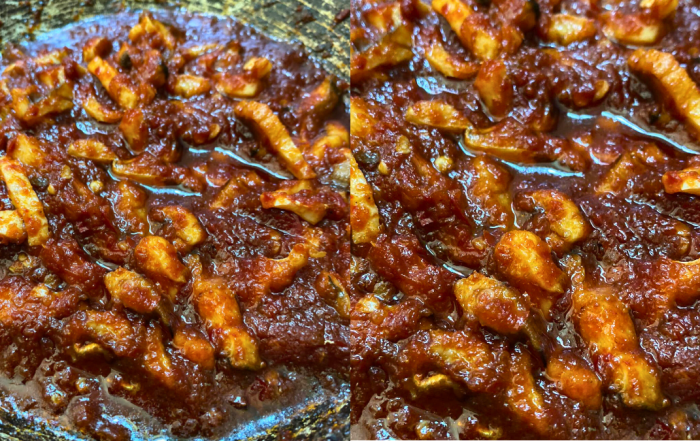 sambal ikan masin kurau