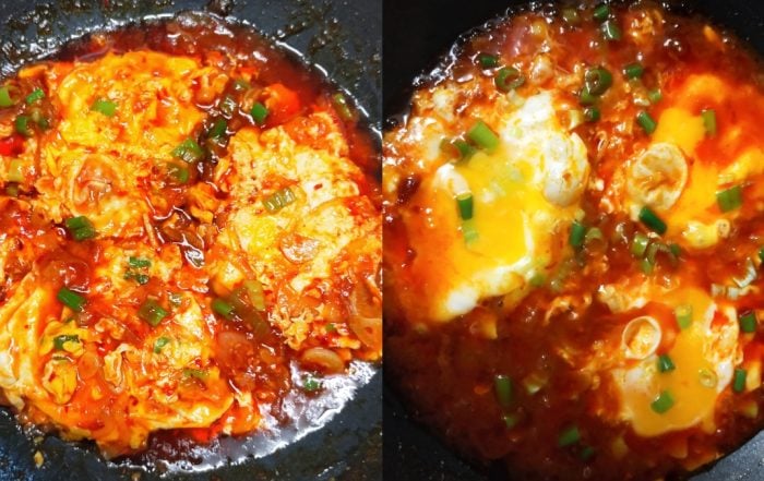 telur pecah sambal