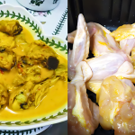 Resipi Ayam Salai Masak Lemak Guna Air Fryer, Tak Guna Bawang Pun Tetap Sedap!