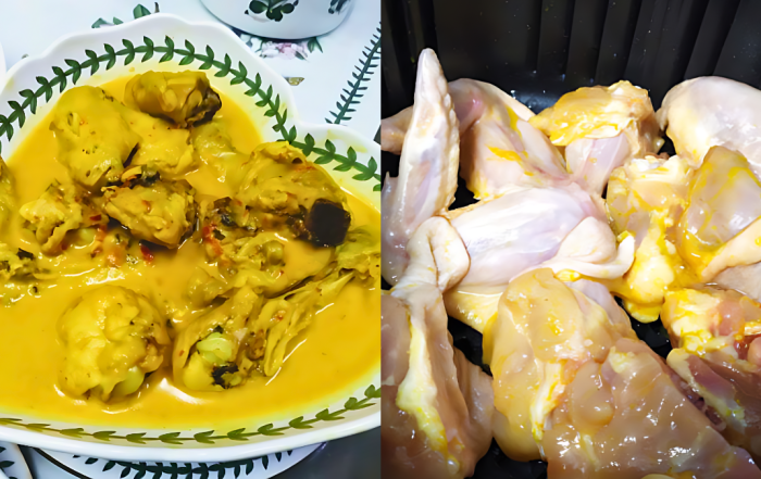 ayam salai masak lemak