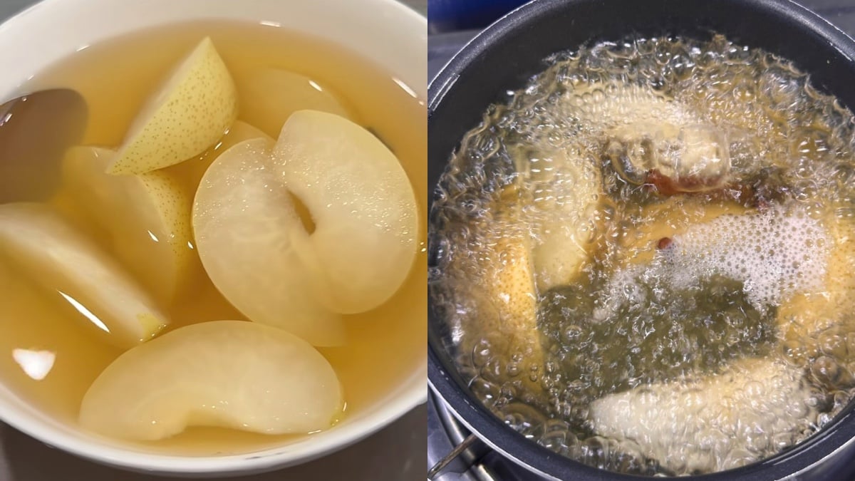 buah pear untuk batuk