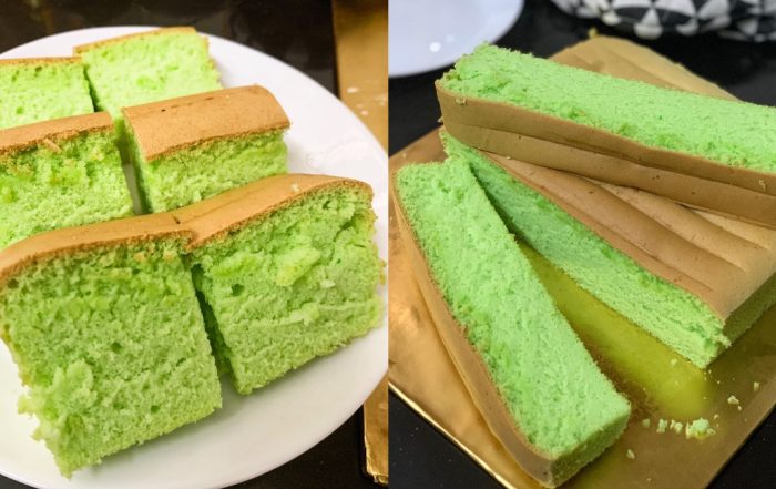 kek santan pandan