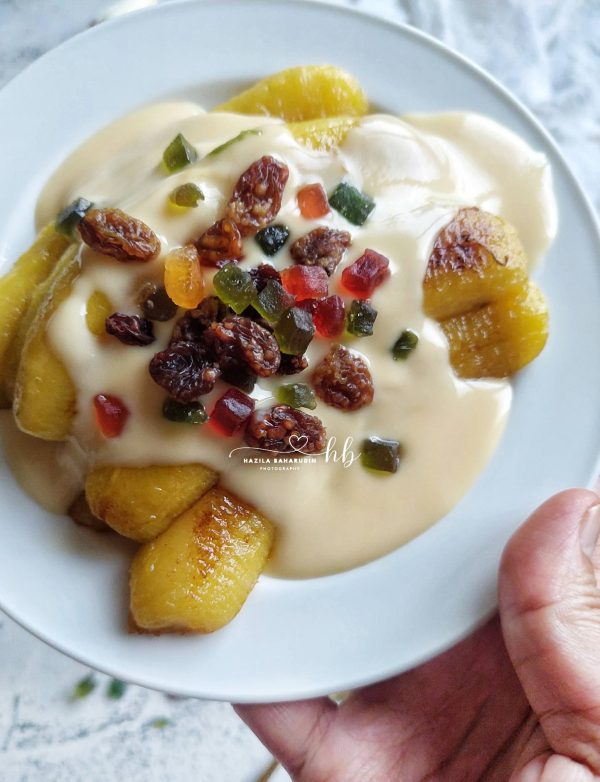 pisang sos kastard