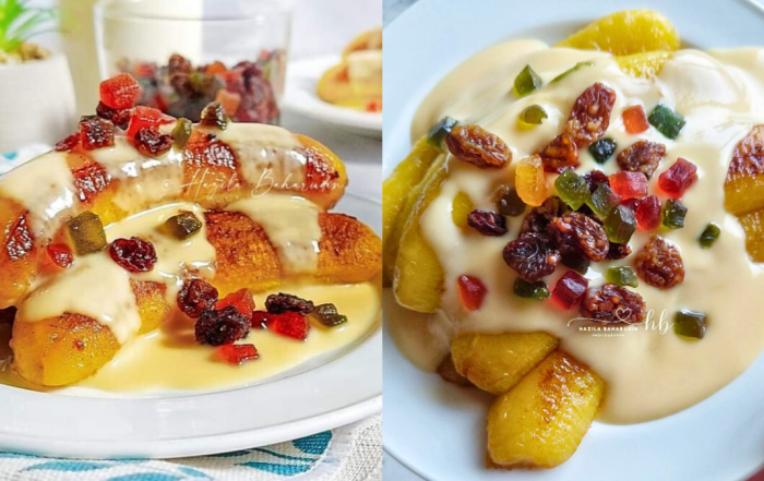 pisang sos kastard