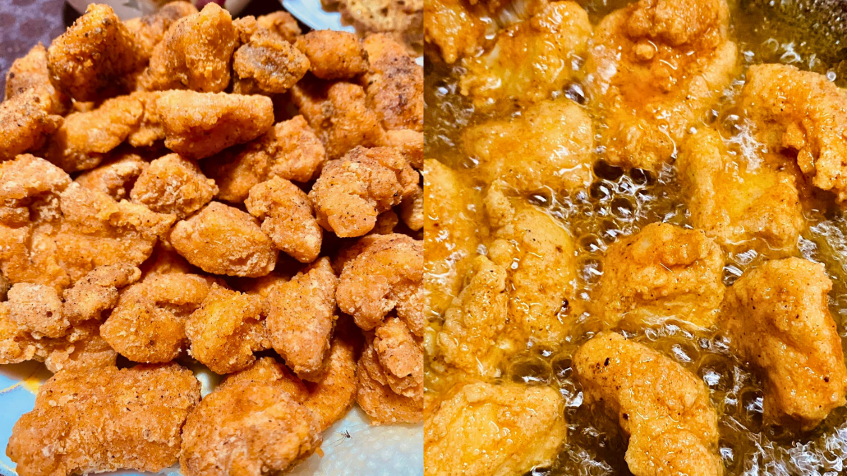 resepi ayam popcorn