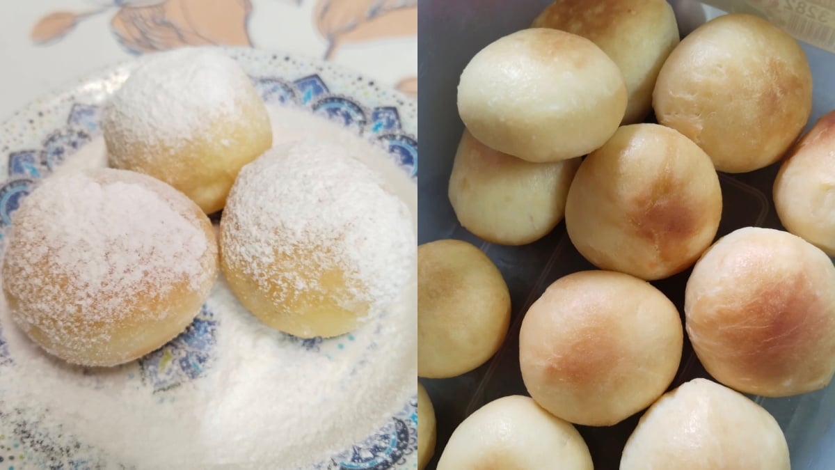 resepi donut ball mudah