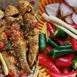 Resipi Ikan Kerisi Masak Sambal Cili Hijau & Merah, Pedas Kering Memang Padu!