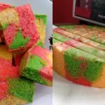 Resepi Kek Marjerin Pelangi ‘Fluffy’, Warna Naik Cantik & Rasa Berlemak Padu!
