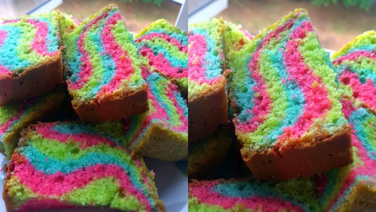 resepi kek minyak bakar