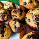 Resepi Muffin Pisang Coklat Chip Semudah ABC, Gebu & Moist Walau Guna Blender!