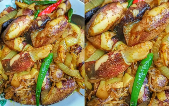 resepi sotong goreng kunyit