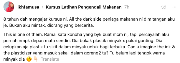 goreng guna plastik