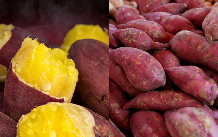 cara bakar sweet potato