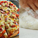 Cara Buat Pizza Homemade Lembut Dan Gebu, Keju Meleleh Rasa Tak Cukup Sekeping!