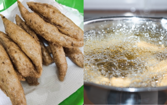 cara goreng keropok lekor