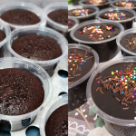 Resipi Kek Coklat Mini Kukus Dengan Topping Leleh, Lembut Sampai Cair Dalam Mulut!
