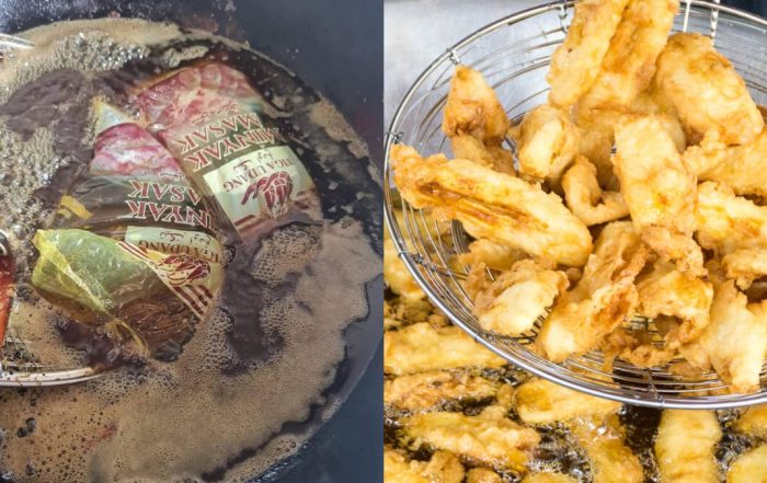 goreng guna plastik