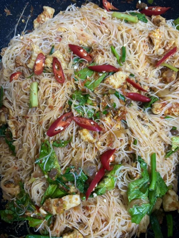 bihun goreng ayam