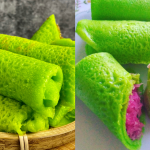 Resipi Kuih Ketayap Inti Kelapa Pink Yang Nostalgia, Kulit Lembut Dan Cantik Berongga